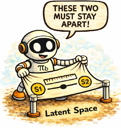 _Why this matters intuitively: states with very different value cannot all collapse to the same latent point without breaking the guarantee._